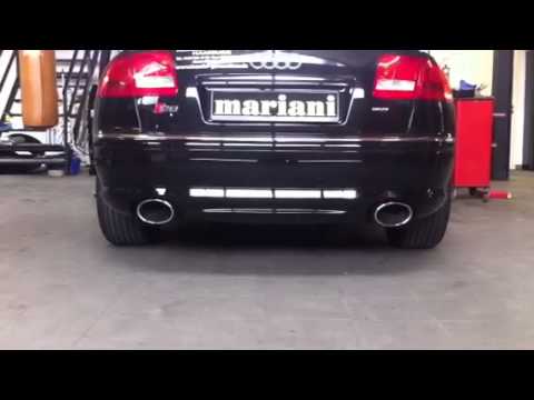 SOUND!! S8 A8 Sound-Champion Auspuffanlage rs-look !!550 PS by mariani Car-Styling ( Tuning )