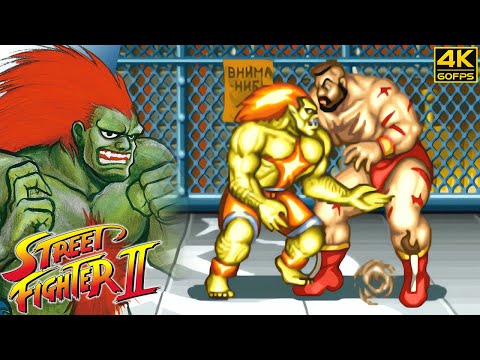 Street Fighter II - Blanka (Arcade / 1991) 4K 60FPS
