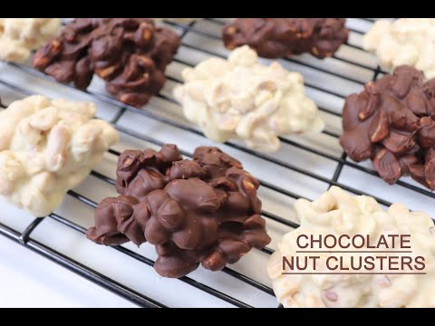 Chocolate Nut Clusters (2-Ingredients) | Ep #299