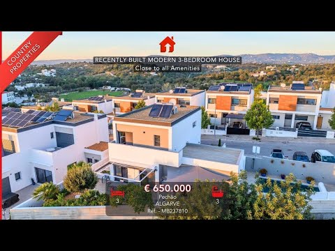 AlgarveProperty.com - Moradia moderna de 3 quartos recentemente construída em Pechão perto de todas as comodidades