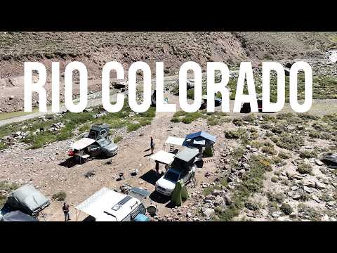 Overland Crossing to the Colorado River in the Andes Mountains | 4K
