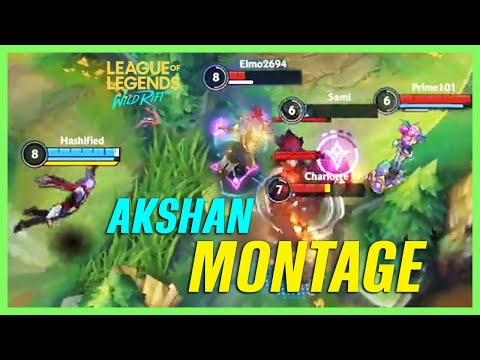 Wild Rift AKSHAN Montage - Best AKSHAN Plays | LoL Wild Rift Montage