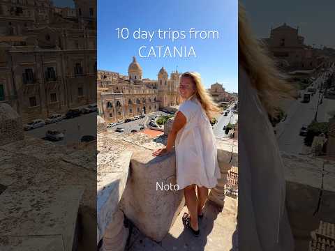 10 best day trips from Catania, Sicily within 2 hours driving #sicily #catania