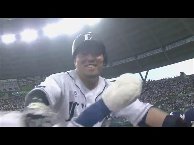 【5回裏】初球を会心の当たり!! ライオンズ・山川 ついに39号ホームラン!! 2018/9/15 L-H