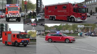 [THZUG2XMANV5 Bauzug entgleist im HBF] BF Hamburg ,FF Hamburg, Polizei Hamburg und DB Notfallmanager