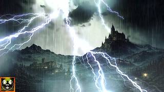 Heavy Thunderstorm Sounds with Relentless Rain, Constant Loud Thunder & Intense Lightning for Sleep