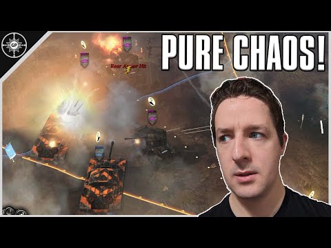 PURE CHAOS! | 4v4 Hill 400 | Company of Heroes 2 Multiplayer