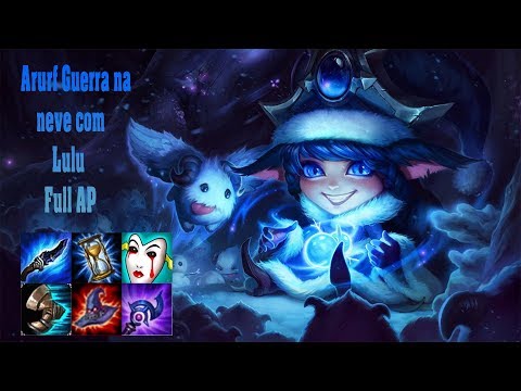 Game play de um Bronze com Lulu no modo Arurf Guerra na neve