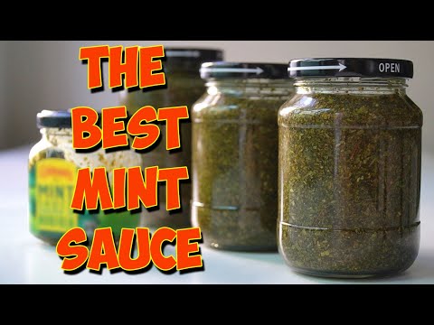 The BEST MINT Sauce AT HOME just like the FAMOUS sauce