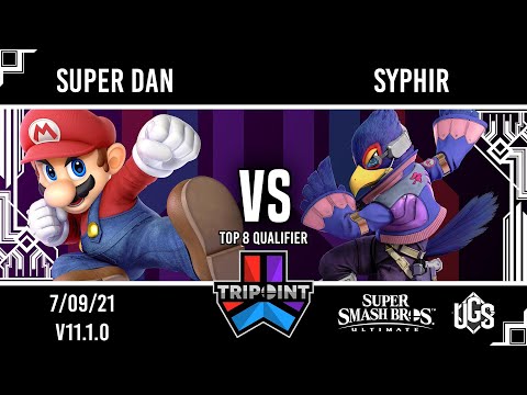 Tripoint Smash 104 - Top 8 Qualifier - Super Dan(Mario) Vs. Syphir(Falco)