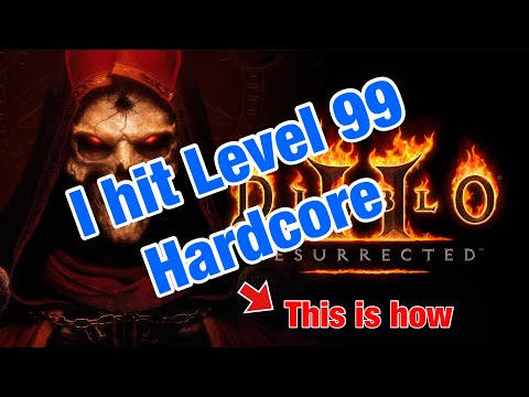 Diablo 2 Resurrected - How I hit level 99 Hardcore - Ladder Season 2 (Console PS5)