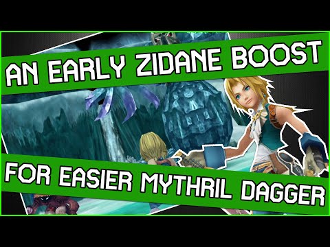 Why getting a few levels with Zidane is useful in Final Fantasy 9 early game! Mythril Dagger Reward