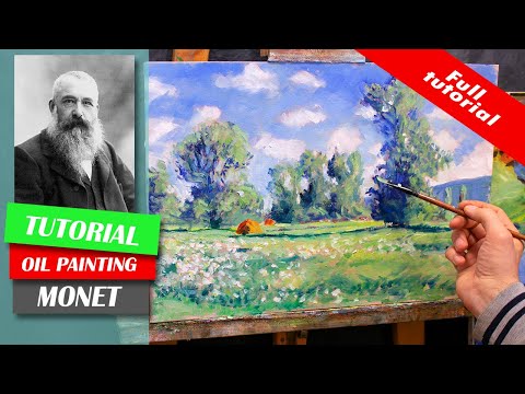 Painting Like Monet | Impressionist Techniques | Full Tutorial