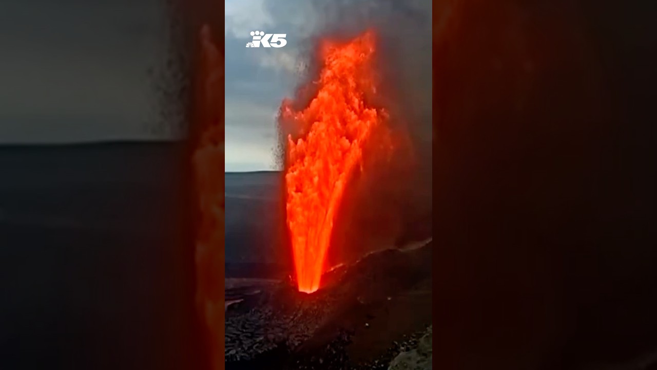 New video shows eruption of Hawaii's Mount Kilauea volcano