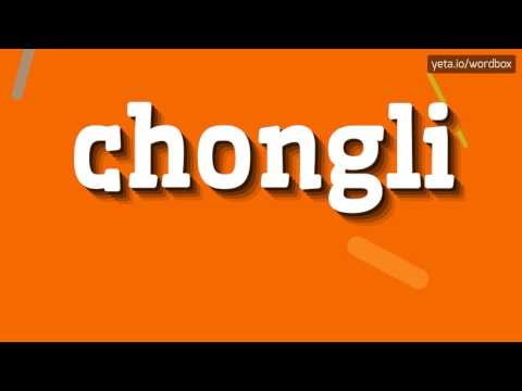 CHONGLI - HOW TO PRONOUNCE IT!?