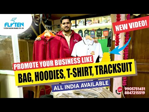“Delhi’s No.1 Customized Hoodies, T-Shirts & Tracksuits Factory | Bulk Orders | Flyten Bags| Patna