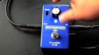 Video thumbnail for Behringer Phaser PH9 Demo by EddieSTX
