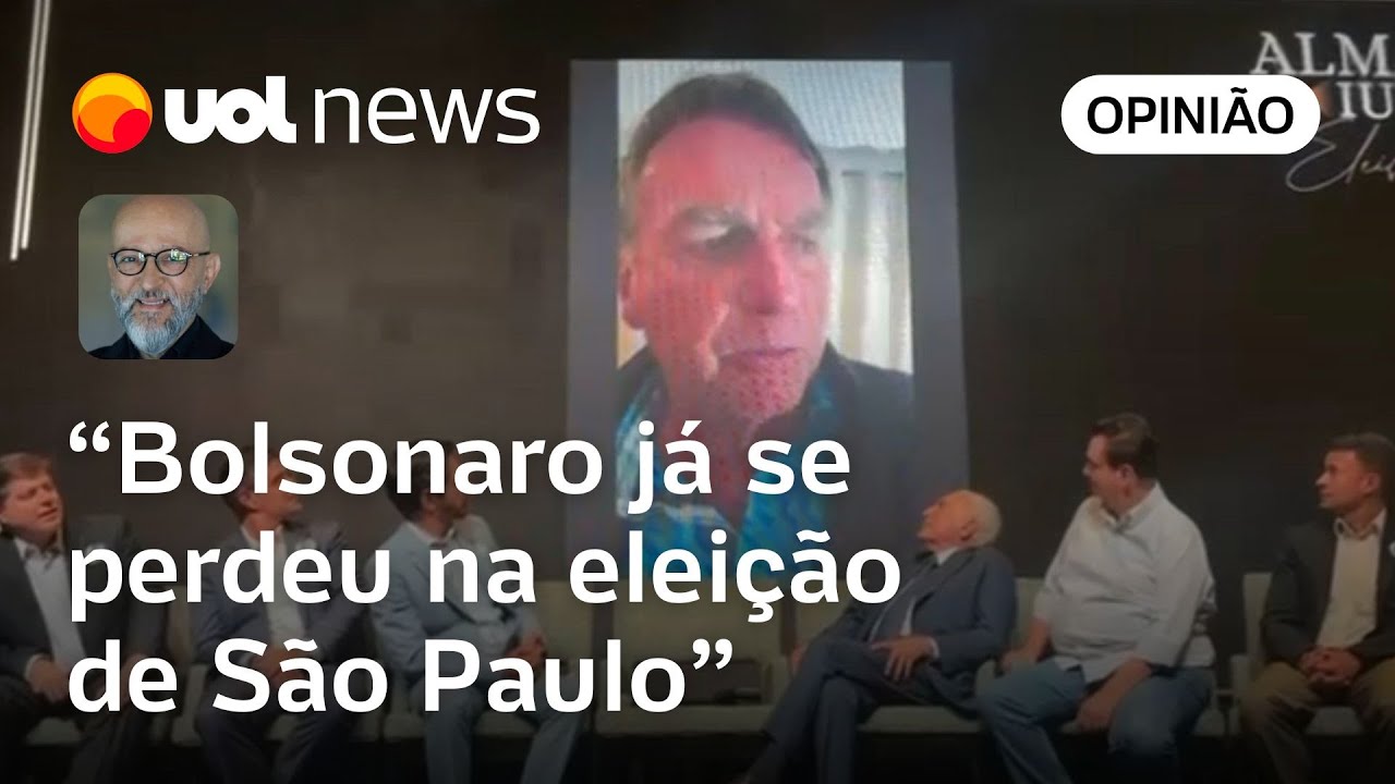 Bolsonaro exagerou no oportunismo em SP; com burros n'água, agarrou-se ao mais seco, diz Josias