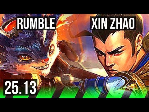 RUMBLE vs XIN ZHAO (JGL) | KR Diamond | 25.13
