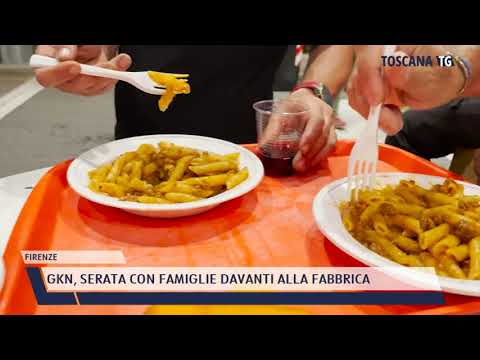 2021-07-17 FIRENZE - GKN, SERATA CON FAMIGLIE DAVANTI ALLA FABBRICA