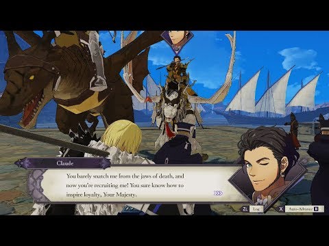Fire Emblem: Three Houses - Byleth And Dimitri With Claude Unique Dialogue