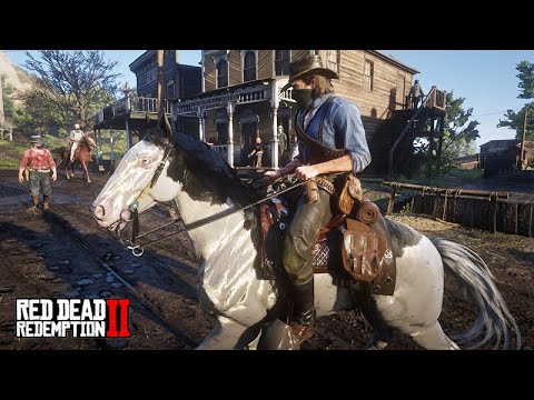 ROUBEI um dos mais BELOS e RAROS cavalos do jogo - O PAINT HORSE AMERICANO - Red Dead Redemption 2