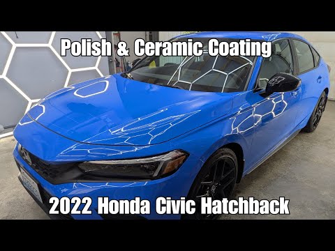 Thumbnail for Polishing & Ceramic Coating this 2022 Honda Civic | Lake Stevens Auto Detailing | DIY Detail Ceramic by Motorcycle, Car, Vehicle, Honda Civic
