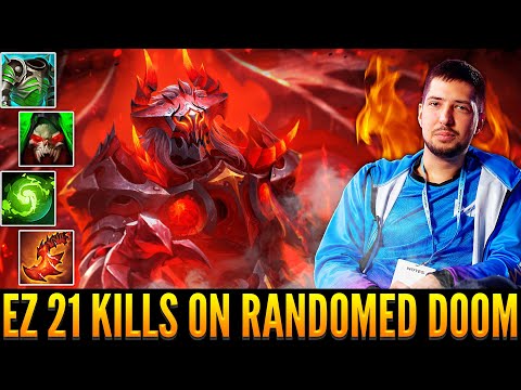 👉 Randomed Doom For Offlane By W33 - No Problem For Him To Carry The Game Even With Randoms
