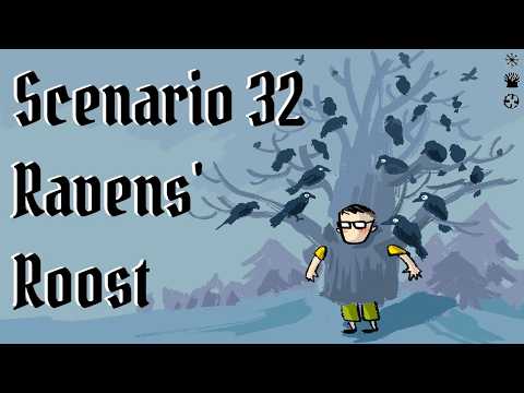 033B - Frosthaven Insane Difficulty (+3) Solo 4 Characters, Scenario 32, Ravens' Roost