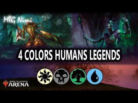 4 COLOR HUMANS-LEGENDS | Phyrexia All Will Be One | Standard Gameplay | MTG Arena