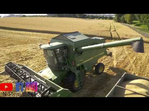 Wintergerste Ernte 2019 mit dem John Deere 2258 und Claas Lexion 440