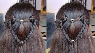 Amazing Unique Hairstyle for girls_ Simple Daily Using Hairstyle_ Easy Graceful Hairstyle #hairstyle