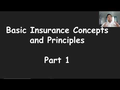 Understanding Basic/ General Insurance Terms and Concepts ( Ch. 1) PART 1