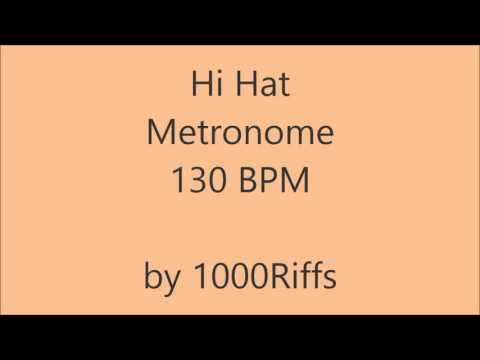 Hi Hat Metronome 130 BPM