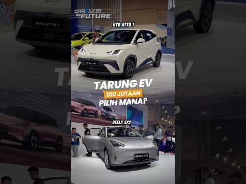 Cuma beda Rp2 juta, ini komparasi BYD Atto 1 vs Geely EX2.
