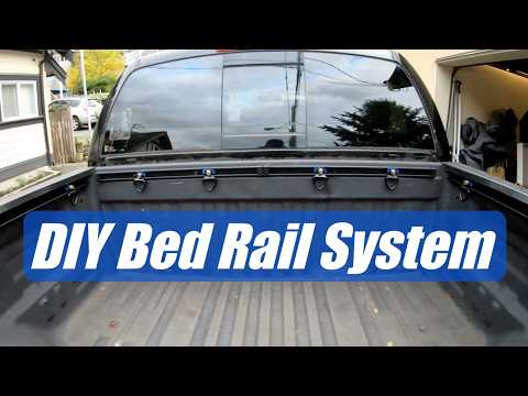BEST DIY Bed Rail Anchor System Tutorial | Cheaper & Stronger than OEM | Toyota Tundra 2nd gen 2011
