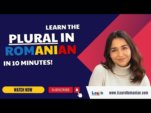 Understand the PLURAL in Romanian in 10 minutes - I learn Romanian (for foreigners) #learnromanian