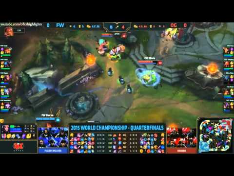 Highlight OG vs FW QUARTERFINAL World Championship 2015 GAME 1