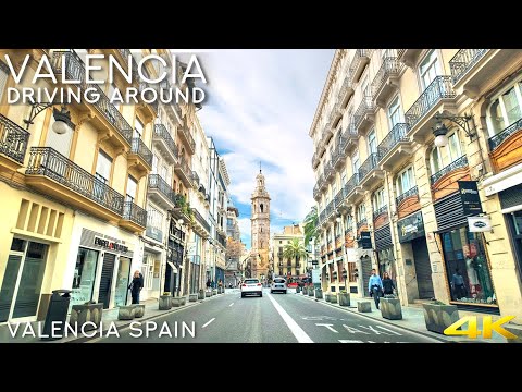 Tiny Tour | Valencia Spain | Driving from Ciutat de Arts i Ciències to Old Town, Port and Beach 2020