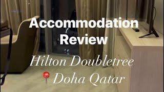 Hotel Room review: Hilton Doubletree Doha Qatar |BaldGirlWillTravel
