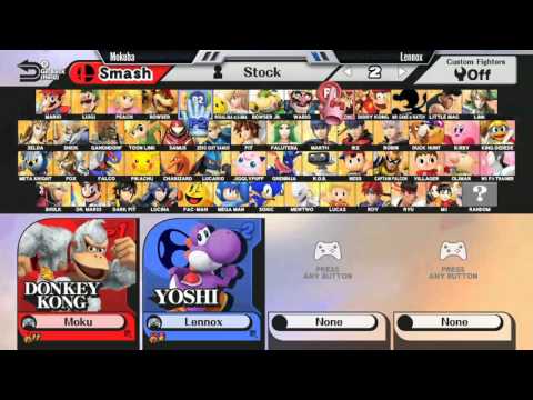 IGN Con AD SSB4: Lennox (Ganondorf, Yoshi) vs Moku (Ganondorf, DK) - LR5