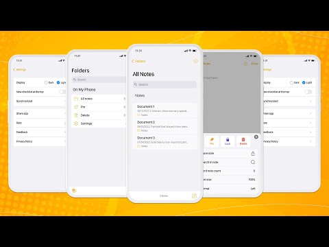 Notes Phone 15: simple notes
