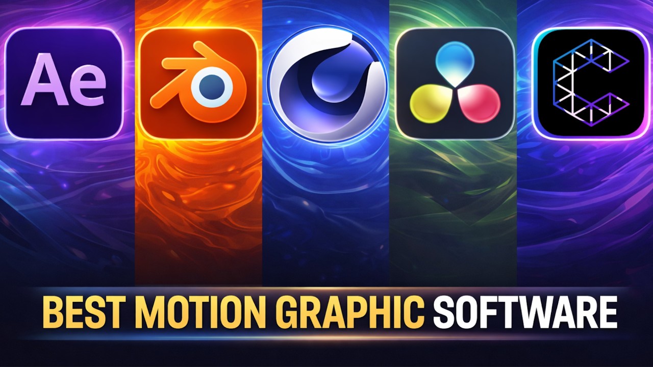 10 Best Motion Graphics Software in 2026!