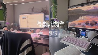 jc college diaries 🌥 | daily productive study vlog singapore, orientation, first week of jc