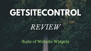 GetSiteControl Review - Widgets for your Website!