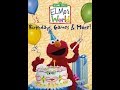 Opening To Elmo S World Birthdays Games And More 2001 DVD