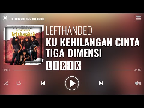 Lefthanded - Ku Kehilangan Cinta Tiga Dimensi [Lirik]