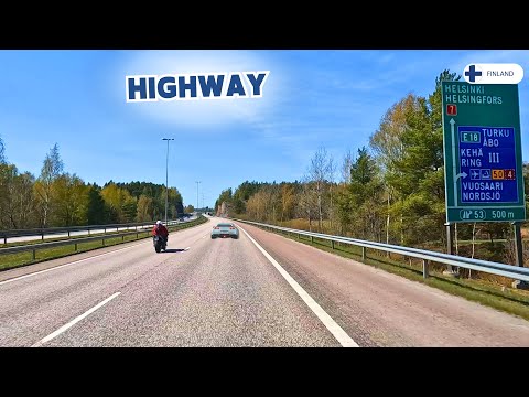 Highway Helsinki Finland Summer - Winter 2023