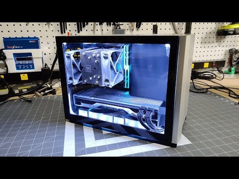 NCase M1 - Custom TG Side Panel, Delidded 8700k, 2080 FE