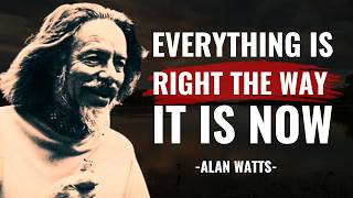 If You Don't Want to Suffer, Don't Hang On. Let Go. | Alan Watts